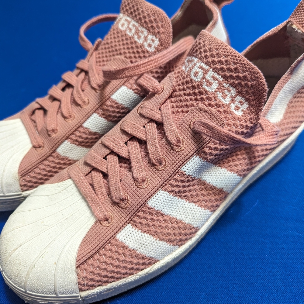 Adidas Superstar  Primeknit Trainers Raw Pink S76538 Womens Size 6